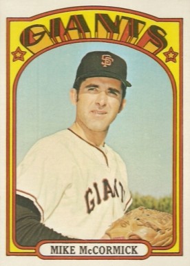 1972 Topps Mike McCormick #682 Baseball Card