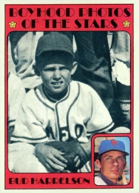 1972 Topps Bud Harrelson #496 Baseball Card