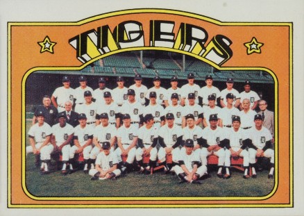 1972 Topps Tigers Team #487 Baseball Card
