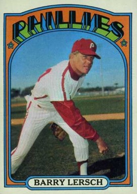 1972 Topps Barry Lersch #453 Baseball Card