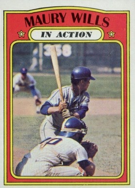 1972 Topps Maury Wills #438 Baseball Card