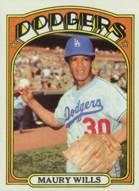 1972 Topps Maury Wills #437 Baseball Card