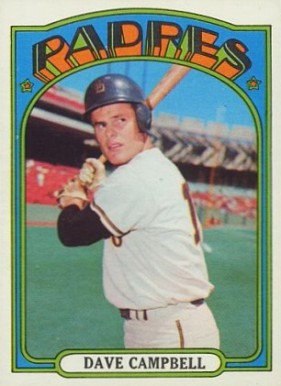 1972 Topps Dave Campbell #384 Baseball Card