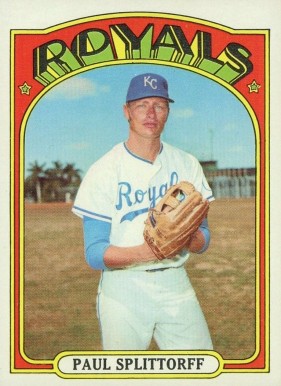 1972 Topps Paul Splittorff #315 Baseball Card