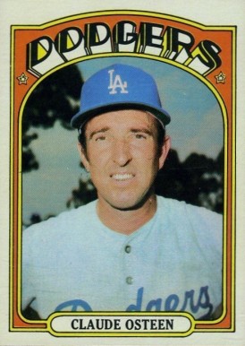 1972 Topps Claude Osteen #297 Baseball Card