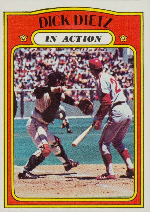 1972 Topps Dick Dietz #296 Baseball Card