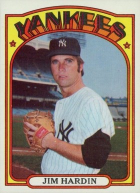 1972 Topps Jim Hardin #287 Baseball Card