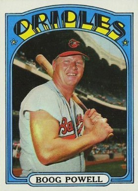 1972 Topps Boog Powell #250 Baseball Card