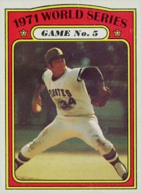 1972 Topps World Series Game 5 #227 Baseball Card