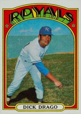 1972 Topps Dick Drago #205 Baseball Card