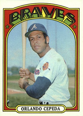 1972 Topps Orlando Cepeda #195 Baseball Card