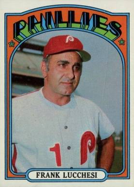 1972 Topps Frank Lucchesi #188 Baseball Card