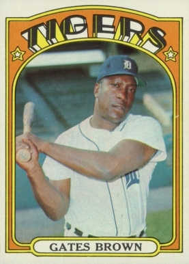 1972 Topps Gates Brown #187 Baseball Card