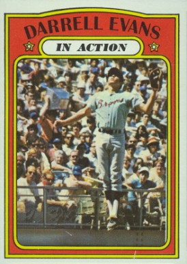 1972 Topps Darrell Evans #172 Baseball Card