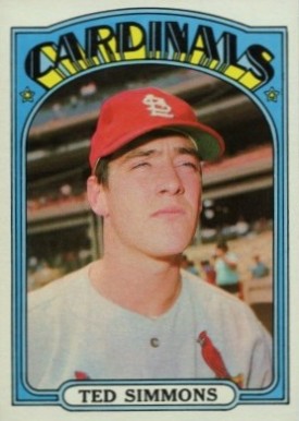 1972 Topps Ted Simmons #154 Baseball Card
