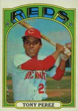 1972 Topps Tony Perez #80 Baseball Card