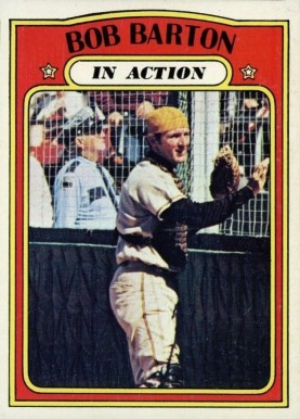 1972 Topps Bob Barton #40 Baseball Card