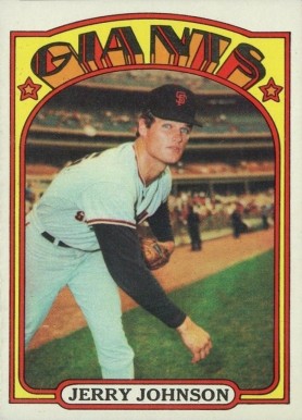 1972 Topps Jerry Johnson #35 Baseball Card