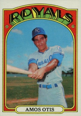 1972 Topps Amos Otis #10 Baseball Card