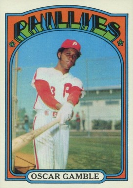 1972 Topps Oscar Gamble #423 Baseball Card