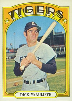 1972 Topps Dick McAuliffe #725 Baseball Card