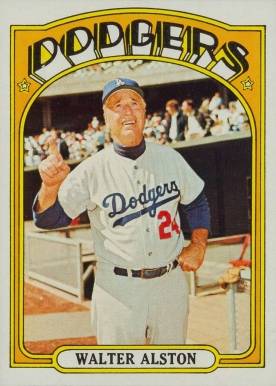 1972 Topps Walter Alston #749 Baseball Card