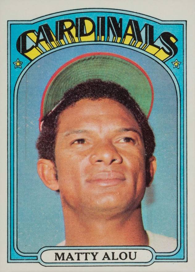 1972 Topps Matty Alou #395 Baseball Card