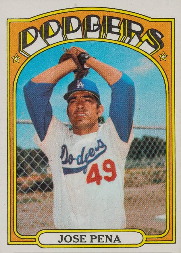 1972 Topps Jose Pena #322 Baseball Card