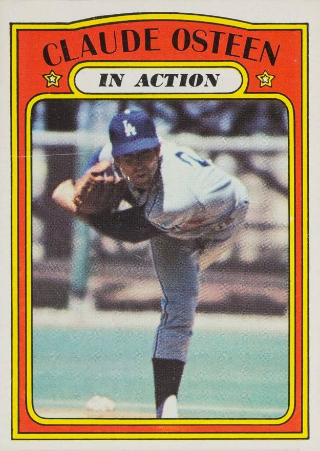 1972 Topps Claude Osteen #298 Baseball Card