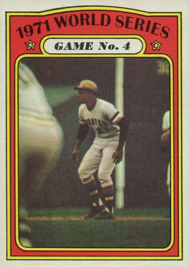 1972 Topps World Series Game 4 #226 Baseball Card