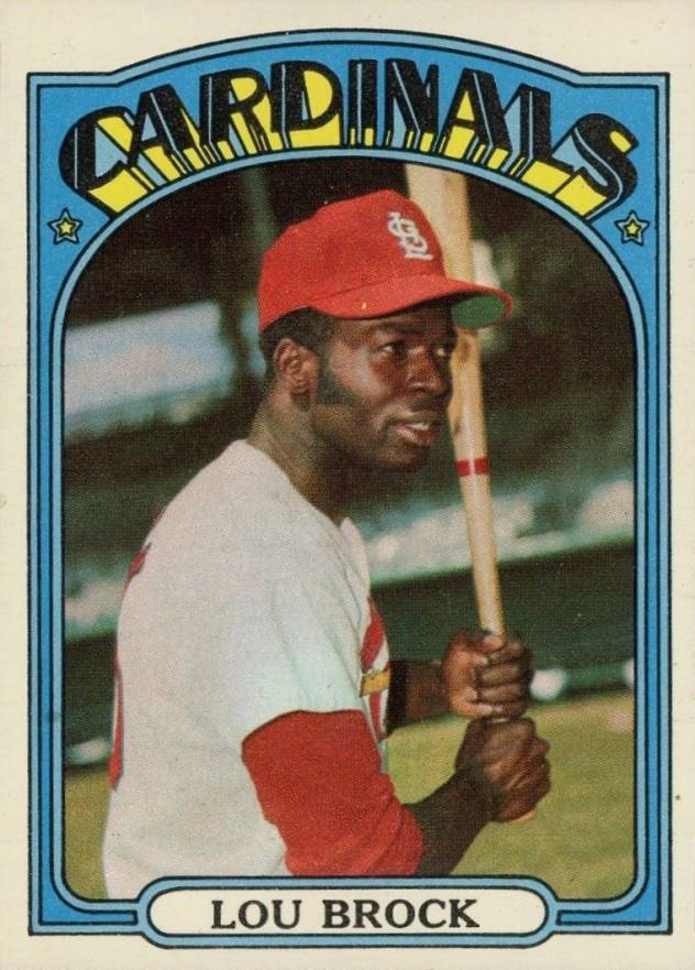1972 Topps Lou Brock #200 Baseball Card