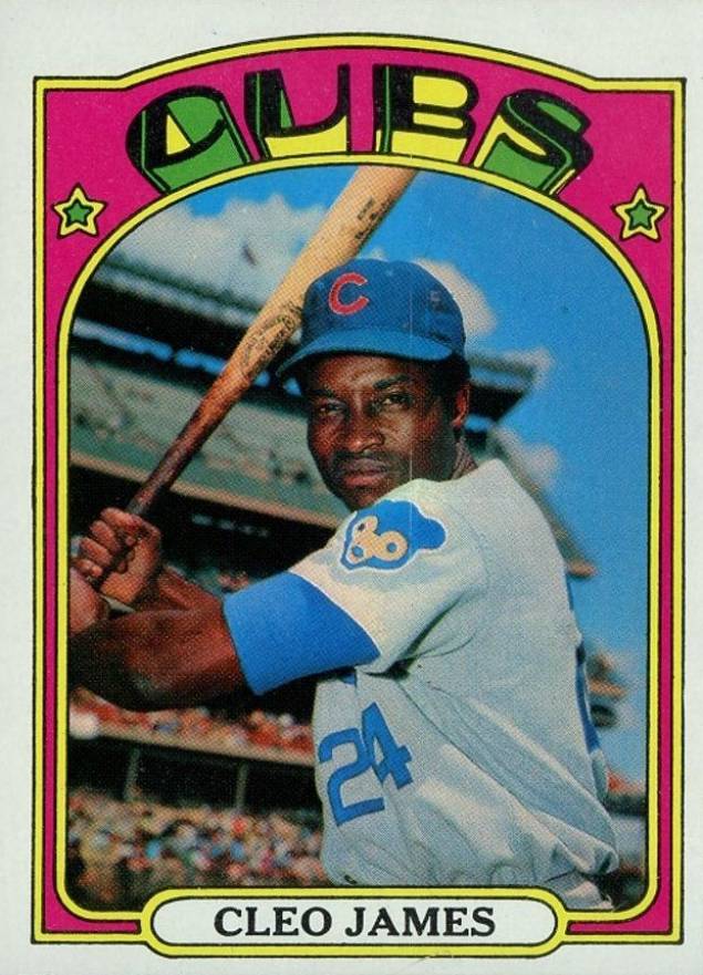 1972 Topps Cleo James #117g Baseball Card