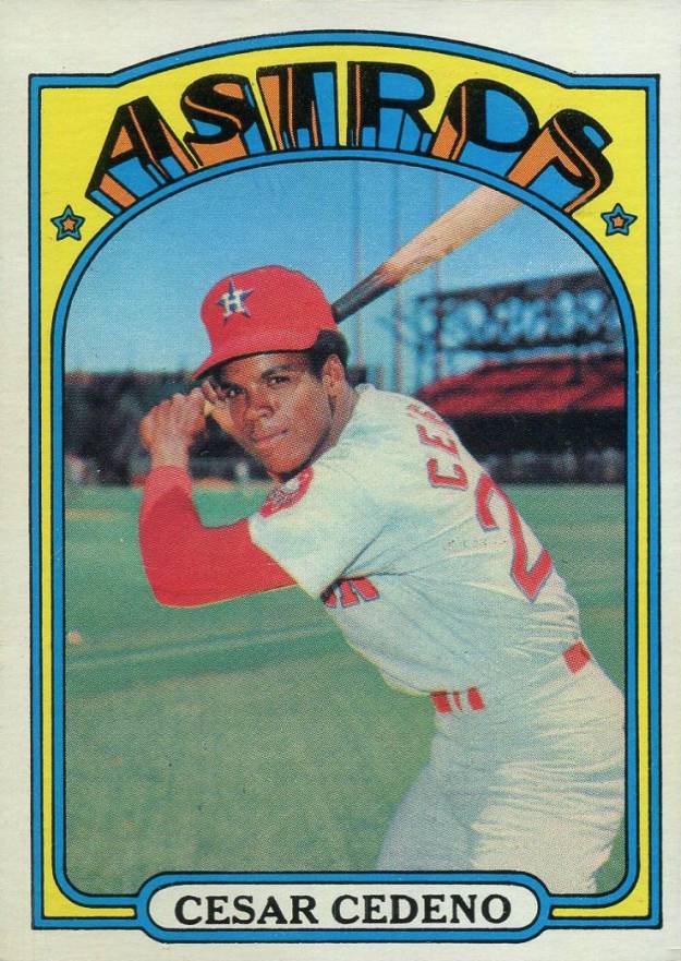 1972 Topps Cesar Cedeno #65 Baseball Card