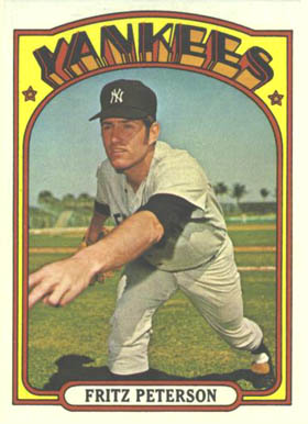 1972 Topps Fritz Peterson #573 Baseball Card