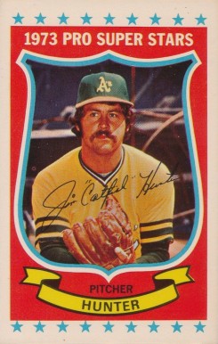 1973 Kellogg's Jim "Catfish" Hunter #20 Baseball Card