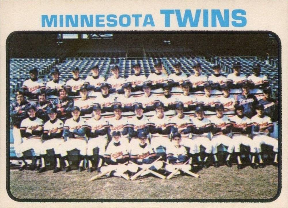 1973 O-Pee-Chee Minnesota Twins Team #654 Baseball Card