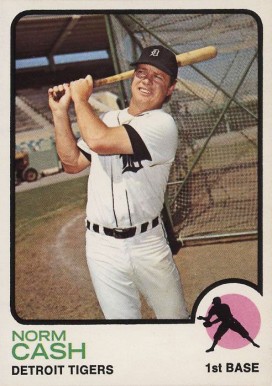 1973 O-Pee-Chee Norm Cash #485 Baseball Card
