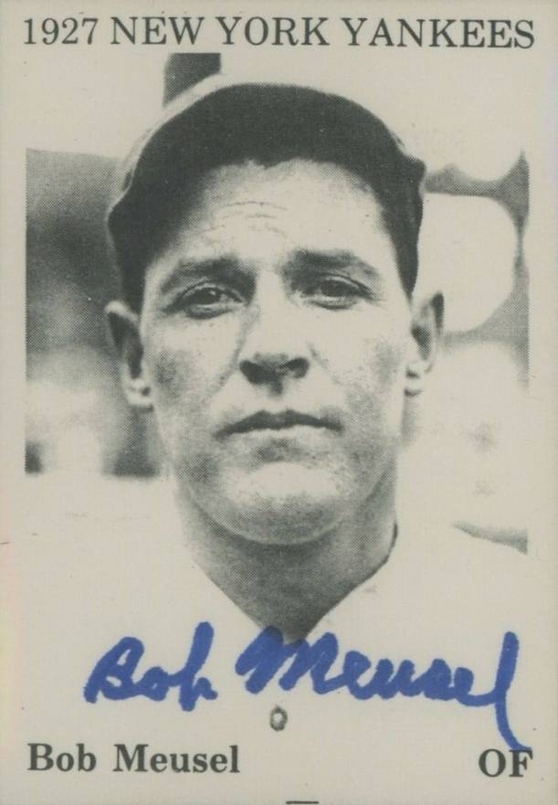 1975 TCMA 1927 New York Yankees Bob Meusel # Baseball Card