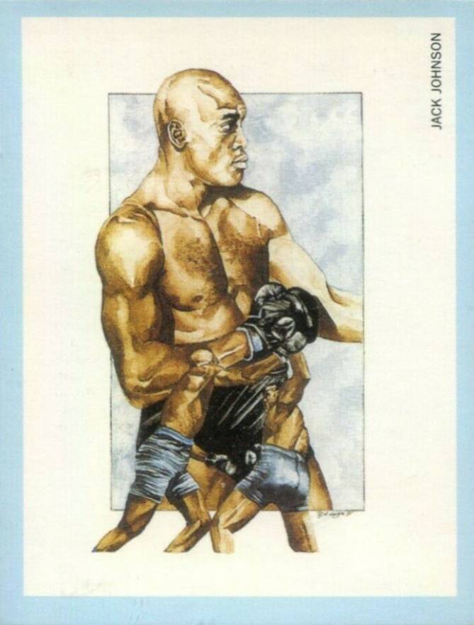 1991 Victoria Gallery Boxing Champions Jack Johnson #1b Other Sports Card