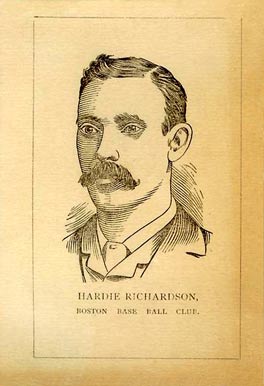 1889 Number 7 Cigars / Diamond S Cigars Hardie Richardson # Baseball Card