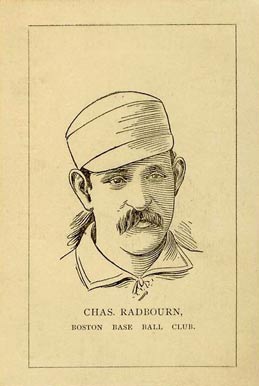 1889 Number 7 Cigars / Diamond S Cigars Chas. Radbourn # Baseball Card