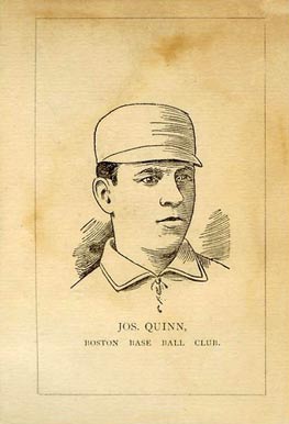 1889 Number 7 Cigars / Diamond S Cigars Jos. Quinn # Baseball Card
