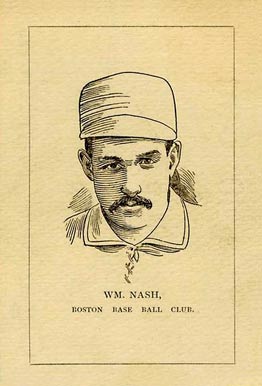 1889 Number 7 Cigars / Diamond S Cigars Wm. Nash # Baseball Card