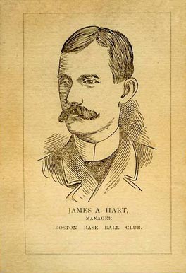 1889 Number 7 Cigars / Diamond S Cigars James A. Hart # Baseball Card