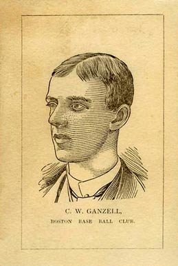 1889 Number 7 Cigar G.W. Ganzel #5 Baseball Card