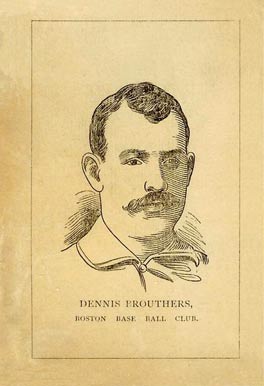 1889 Number 7 Cigars / Diamond S Cigars Dan Brouthers # Baseball Card