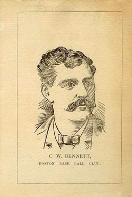 1889 Number 7 Cigars / Diamond S Cigars C.W. Bennett # Baseball Card
