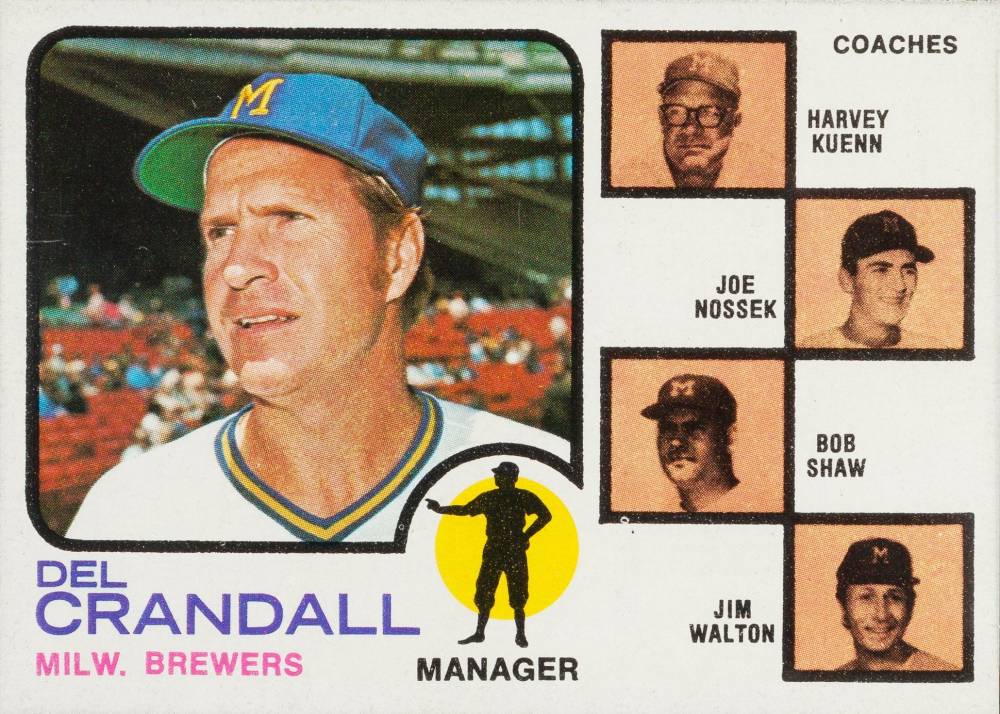 1973 Topps Brewers Manager/Coaches #646 Baseball Card
