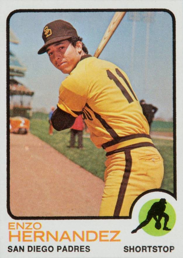 1973 Topps Enzo Hernandez #438 Baseball Card