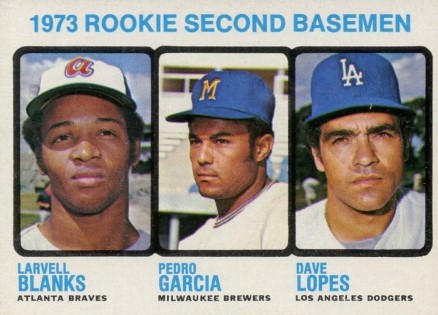 1973 Topps Rookie Second Basemen #609 Baseball Card
